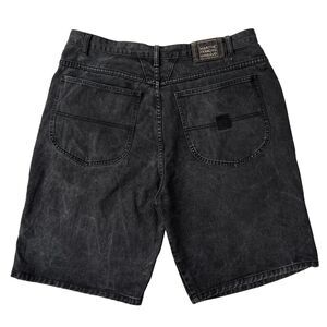 VTG 90s Marithe Francois Girbaud Denim Shorts Mens 40 Black Baggy Hip Hop Goth